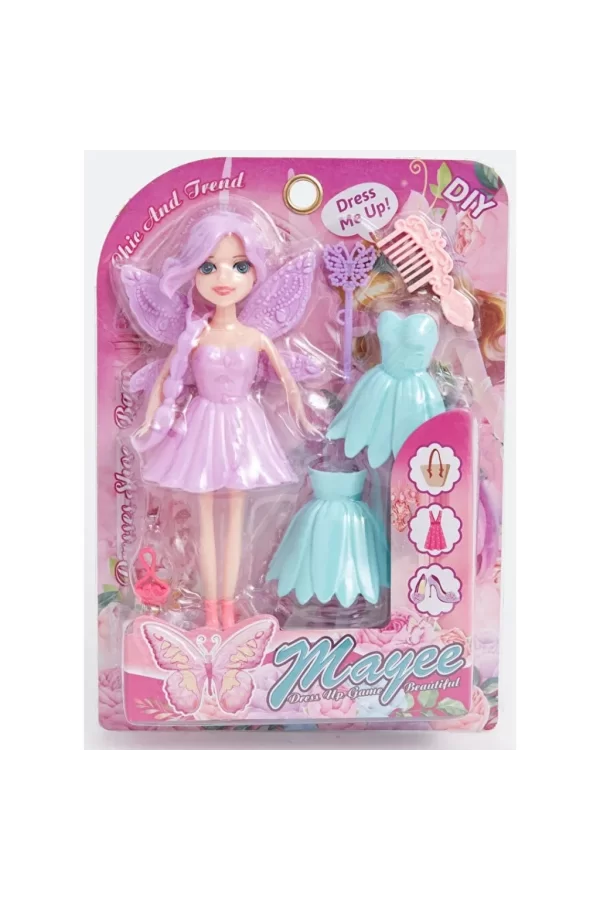 Nessiworld  Karteleda Elbiseli Bebek Set