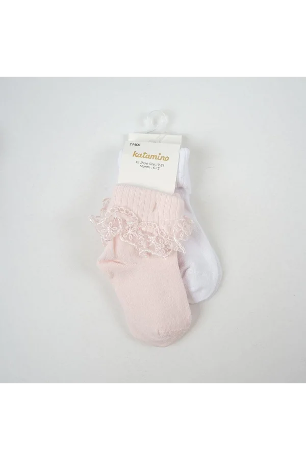 Nessiworld  Katamino Akel 2li Aks. Bebek Soket Çorap K44023 (1 Adet Fiyatıdır)