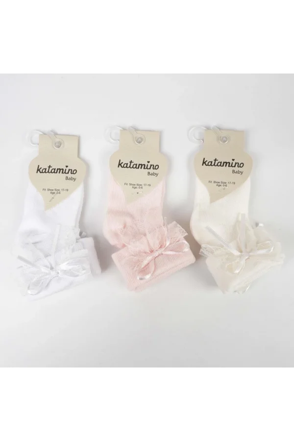 Nessiworld  Katamino Anahid Aks Kız Bebek Soket Çorap K46310 Asorti