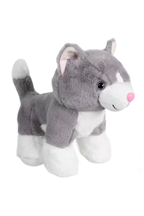 Nessiworld  Kedi Peluş Gri 36 cm