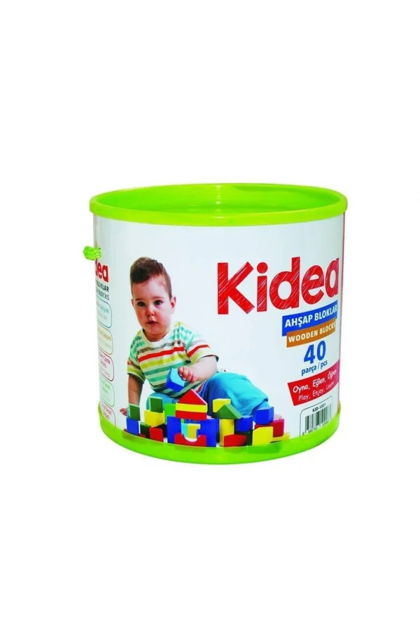 Nessiworld  KID-1001 Chiva, Ahşap Bloklar 40 Parça