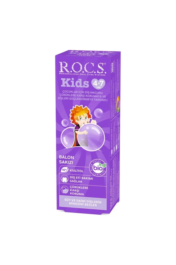 Nessiworld   .Kids Diş Macunu 35ml 4-7 Yaş Sakız