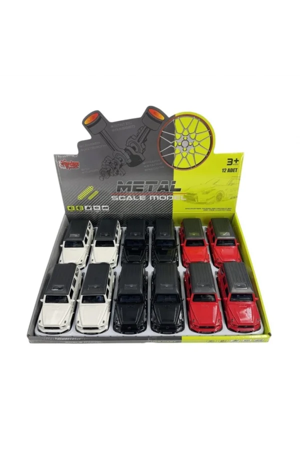Nessiworld KM-3271D Vardem  Çek Bırak Işıklı ve Sesli Model Mrs Metal Araba 1:24(ADET FİYATIDR)