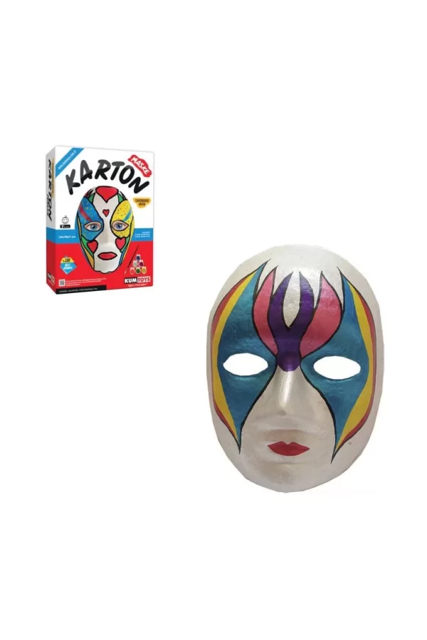 Nessiworld  KM5308 Karton Maske Boyama Seti -Kumtoys