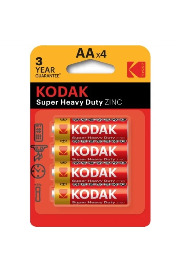 Nessiworld  Kodak Çinko Karbon Blister Kalem Pil 4lü AA