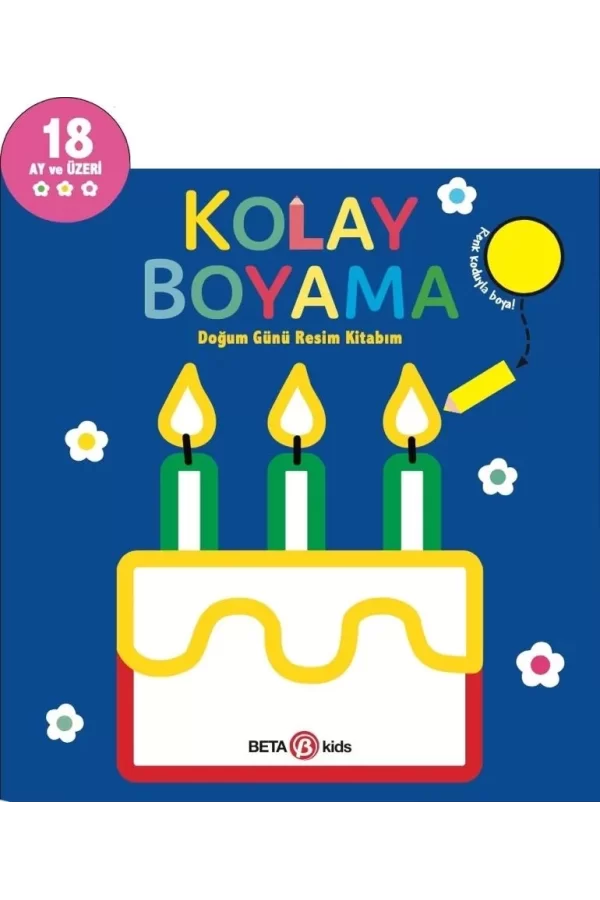 Nessiworld Kolay Boyama Doğum Günü Resim Kitabım