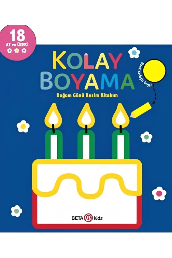 Nessiworld Kolay Boyama Doğum Günü Resim Kitabım
