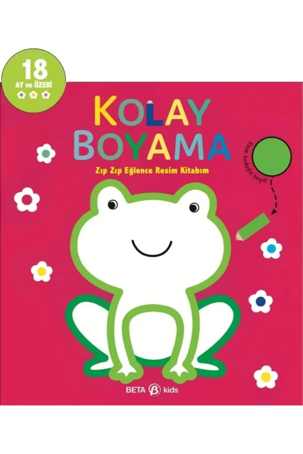 Nessiworld Kolay Boyama Zıp Zıp Eğlence Resim Kitabım