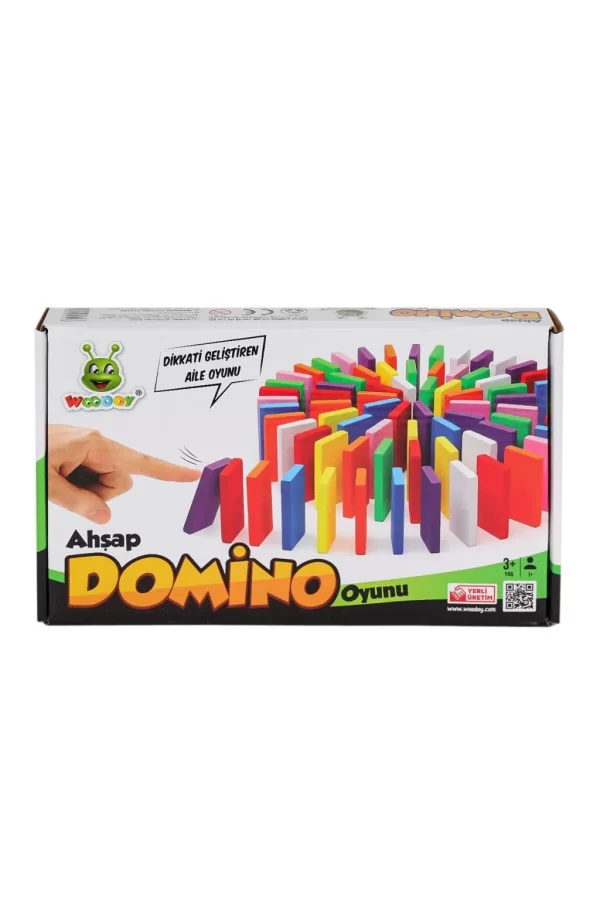 Nessiworld  KR116 Ahşap Domino Oyunu -Karsan Oyuncak