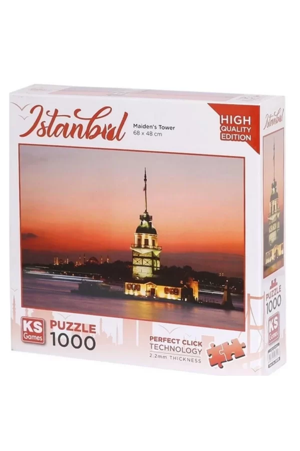 Nessiworld  KS Games Kız Kulesi ve Gün Batımı Puzzle 1000 Parça 20729