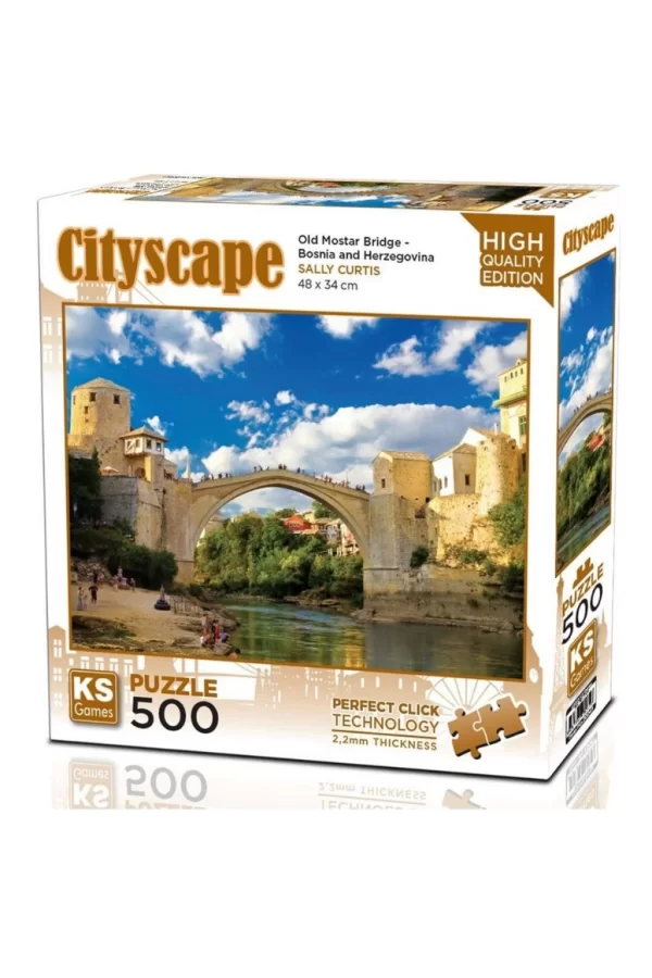 Nessiworld  Ks Games Old Mostar Bridge Bosna-Hersek Puzzle 500 Parça