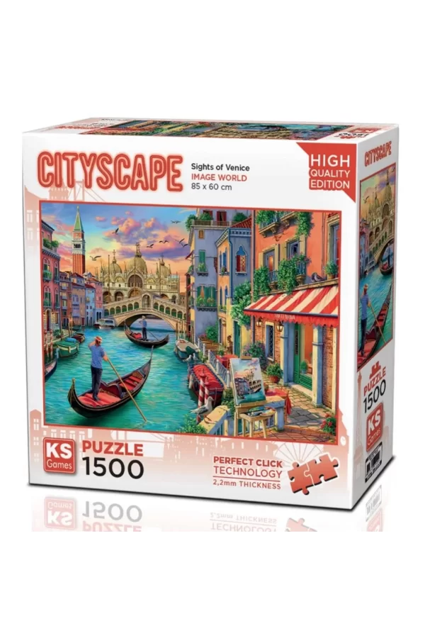 Nessiworld  KS Games Sights of Venice Puzzle 1500 Parça 22029