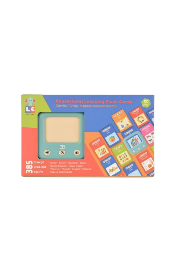 Nessiworld  LC-31050ÖğreticiTürkçe-İngilizceKonuşanFlashKartlar-LetsBeChild