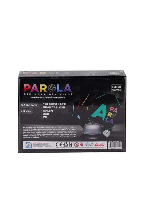 Nessiworld  LC0143 Parola En Eğlenceli Bilgi Oyunu -Laçokids