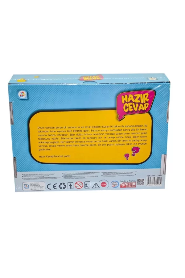 Nessiworld LC7506 Hazır Cevap - Laço Kids - Utku Oyuncak