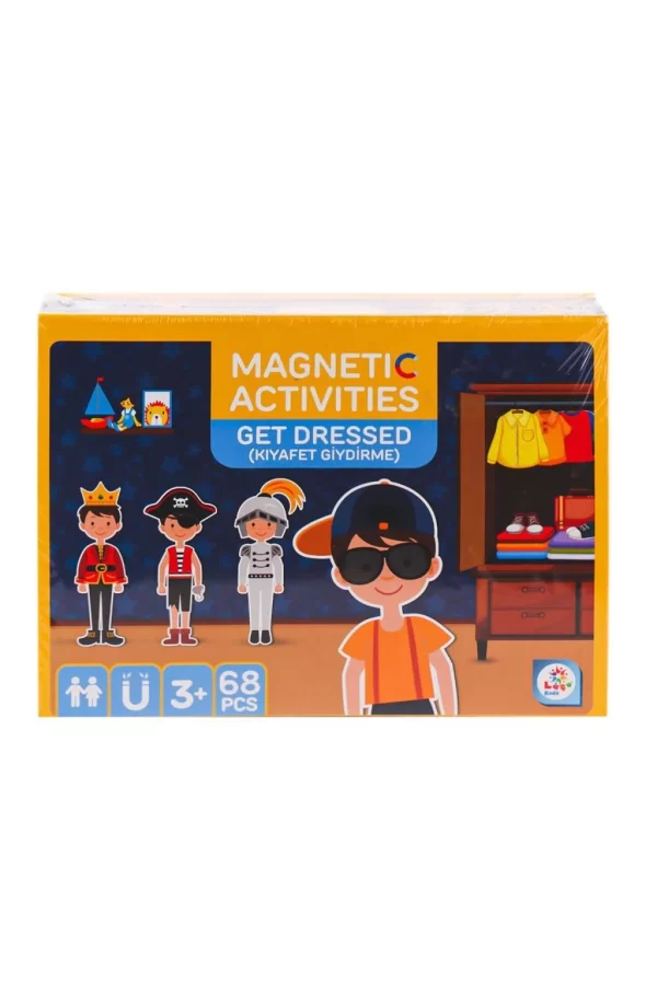 Nessiworld  LC7983 Manyetik Aktivite Kıyafet Değiştirme Oyunu -Laçokids