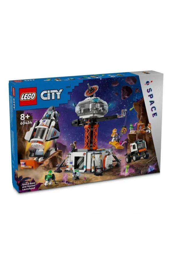 Nessiworld  LEGO City Uzay Üssü ve Roket Fırlatma Rampası 60434