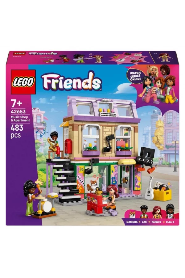 Nessiworld LEGO Friends Müzik Mağazası ve Daire 42653