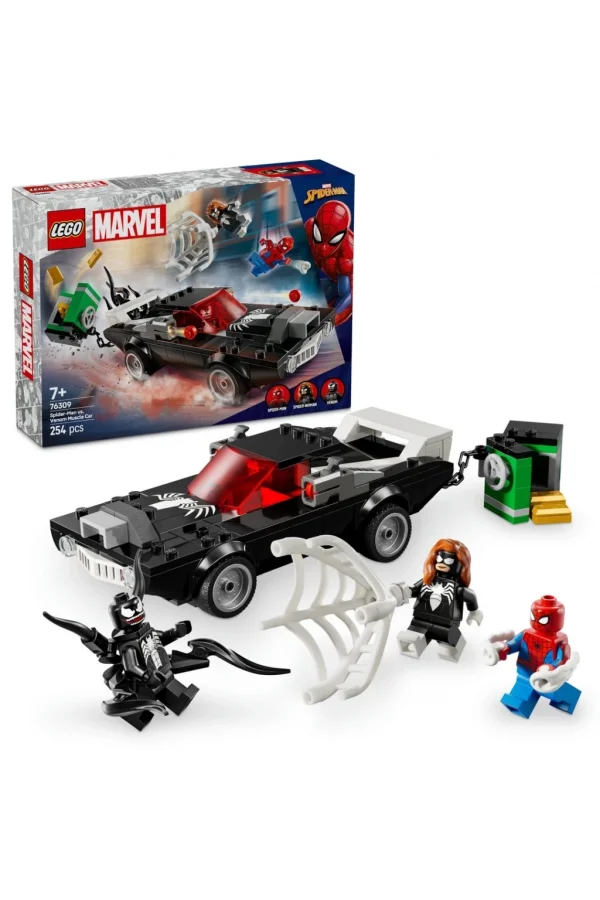 Nessiworld  LEGO Marvel Örümcek Adam Venom Arabasına Karşı 76309