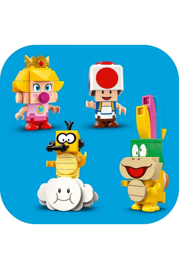 Nessiworld LEGO Super Mario: Mario Kart Baby Peach ve Grand Prix Seti Yarış Oyuncağı 72036