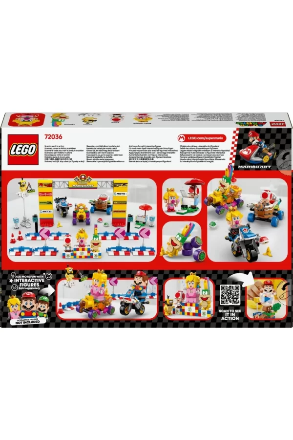 Nessiworld LEGO Super Mario: Mario Kart Baby Peach ve Grand Prix Seti Yarış Oyuncağı 72036
