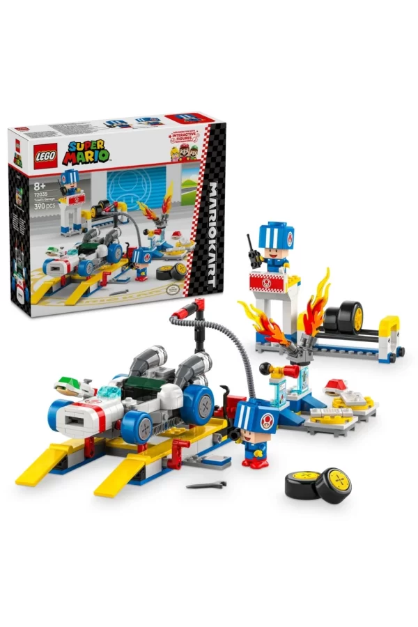 Nessiworld LEGO Super Mario: Mario Kart Toad’un Garajı, Nintendo Karakter Hediyesi 72035