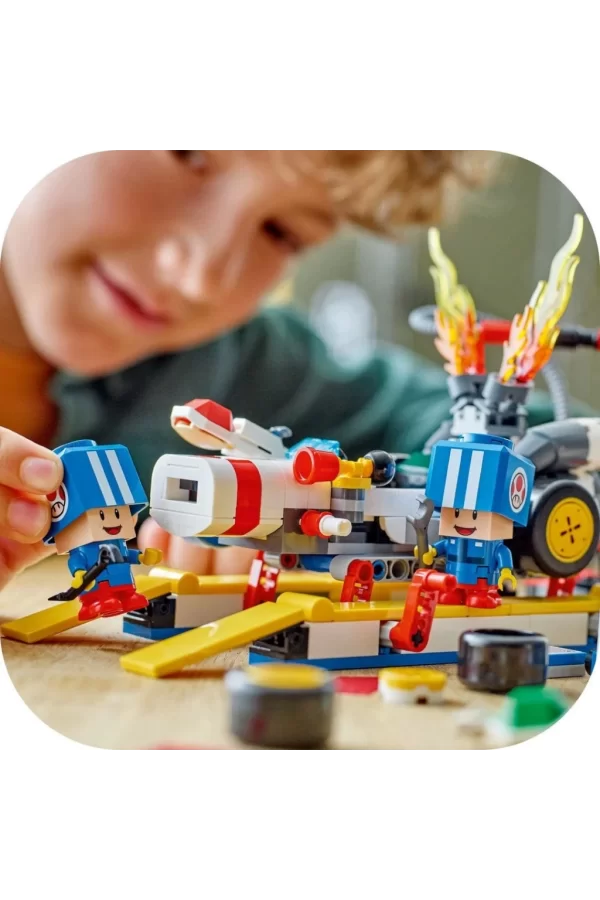 Nessiworld LEGO Super Mario: Mario Kart Toad’un Garajı, Nintendo Karakter Hediyesi 72035