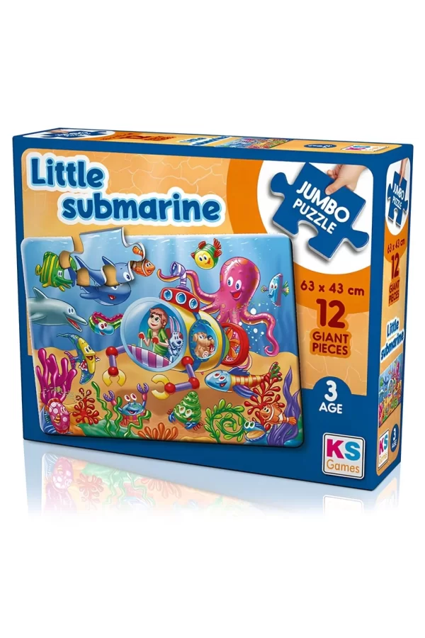 Nessiworld  Little Submarine 12 Parça Jumbo Boy Puzzle