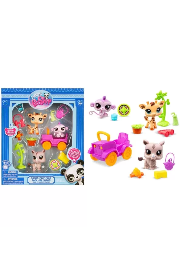 Nessiworld  Littlest Pet Shop Minişler Safari Oyun Seti S1