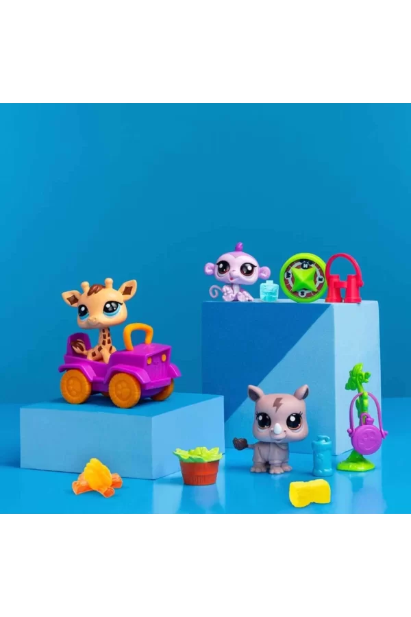 Nessiworld  Littlest Pet Shop Minişler Safari Oyun Seti S1
