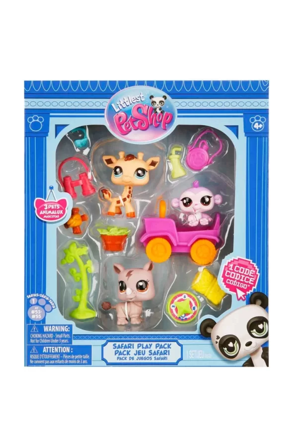Nessiworld  Littlest Pet Shop Minişler Safari Oyun Seti S1