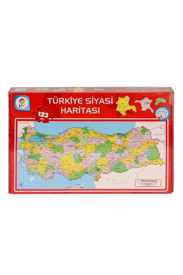 Nessiworld  LSH002 Siyasi Harita Puzzle -Laçokids