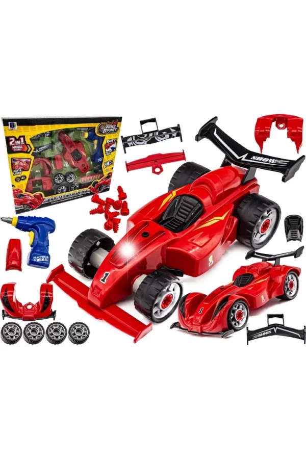 Nessiworld Matkaplı Formula F1 Araba Modifiye Seti Sesli Işıklı Sök Tak