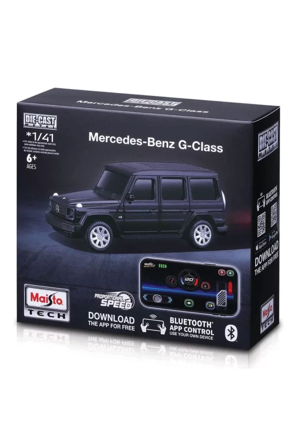 Nessiworld MAY 20052 Maisto 1:41 APP Control Kumandalı Metal Araba - Mercedes-Benz G-C