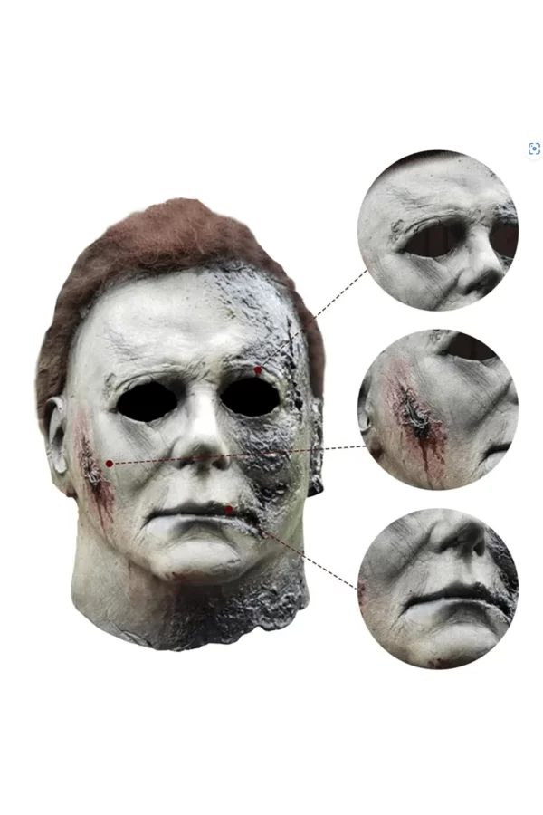Nessiworld    Michael Myers Lateks Maske - Michael Myers Et Maske Kafaya Tam Geçmeli
