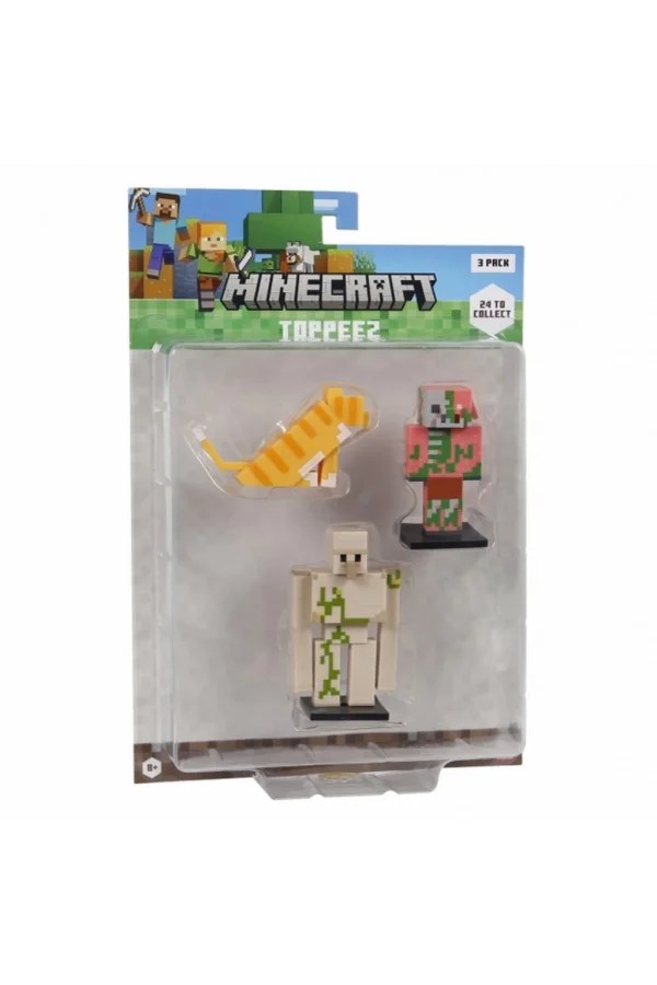 Nessiworld Minecraft 3D Figür Toppeez 3lü Set