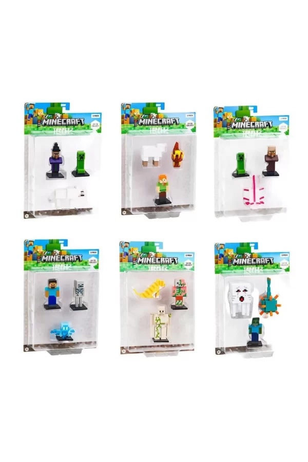 Nessiworld Minecraft 3D Figür Toppeez 3lü Set