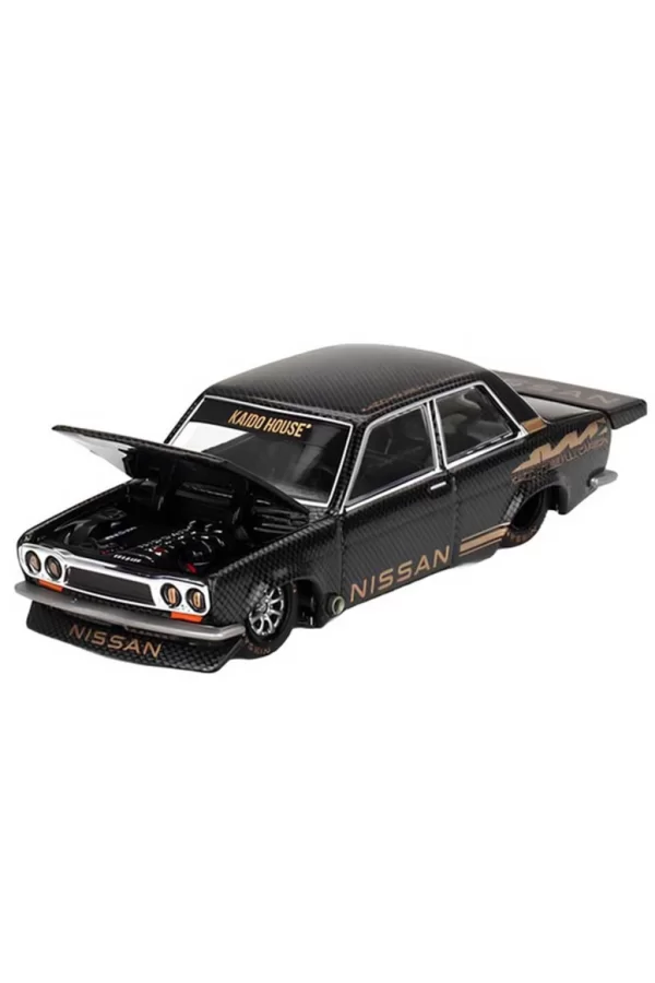 Nessiworld  Mini Gt 1:64 Datsun 510 Pro Street Full Carbon V1
