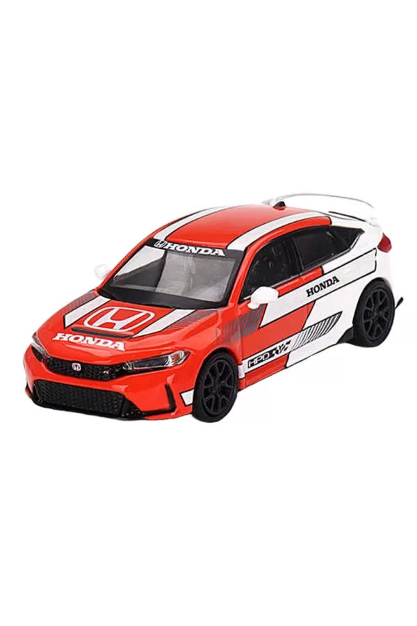 Nessiworld  Mini Gt 1/64 Honda Civic TYPE R 2023 Pace Car Red