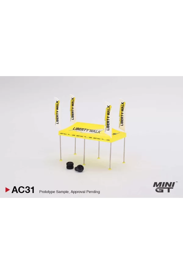 Nessiworld  Mini GT 1/64 Paddock Service Tent Set - LB Racing