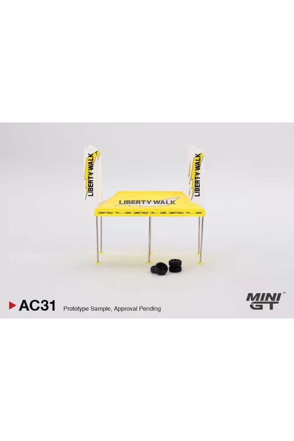 Nessiworld  Mini GT 1/64 Paddock Service Tent Set - LB Racing