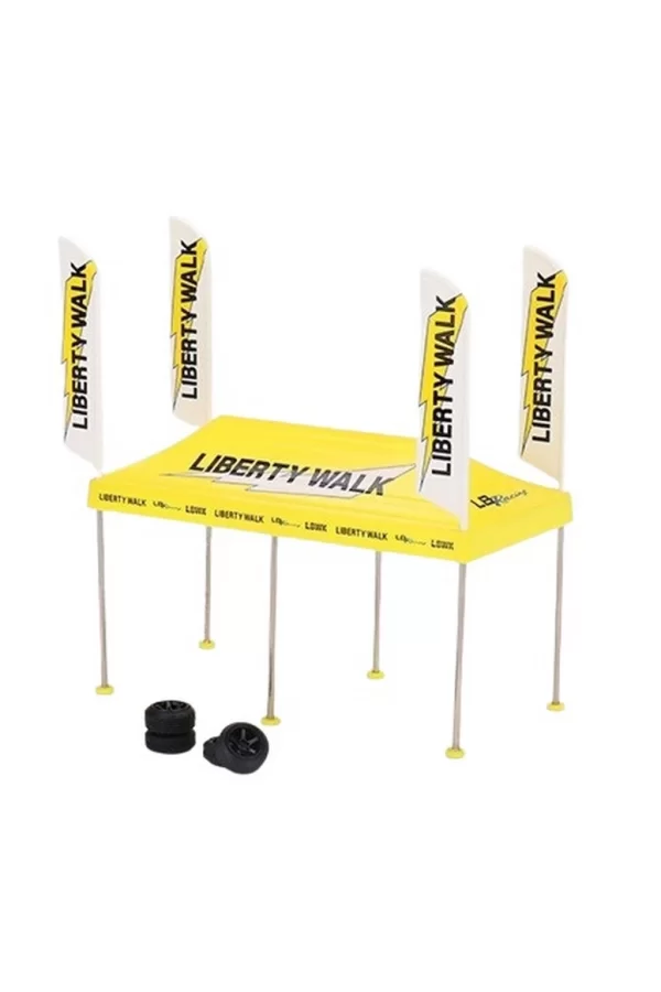Nessiworld  Mini GT 1/64 Paddock Service Tent Set - LB Racing