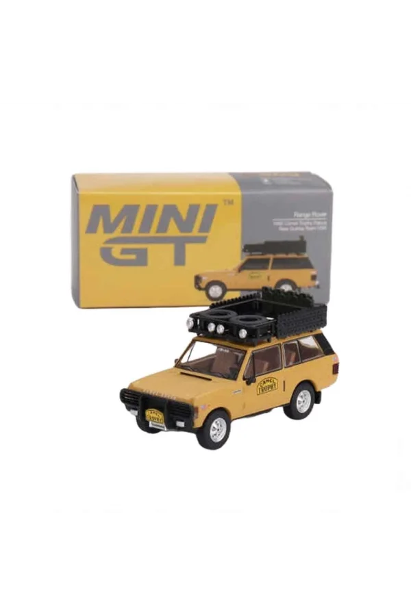 Nessiworld  Mini GT 1:64 Range Rover 1982 Camel Trophy Papua New Guinea Team USA