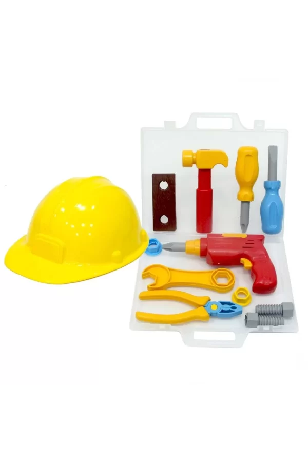 Nessiworld Minik Usta Çantalı Baretli Tamir Seti