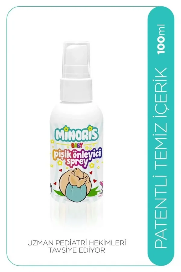 Nessiworld  Minoris Baby Organik Pişik Önleyici Sprey 100ml