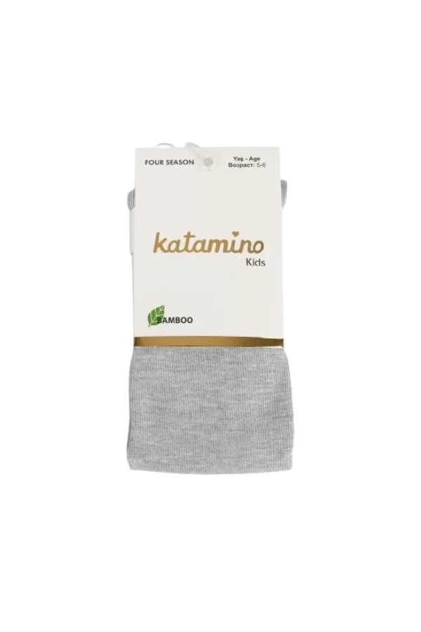 Nessiworld   Mirabel Kız Bambu Külotlu Çorap K30207 Gri