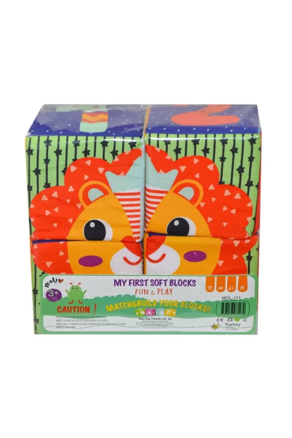 Nessiworld   MOL-121 PVC 4lü Eğitici Küp - Asya Oyuncak