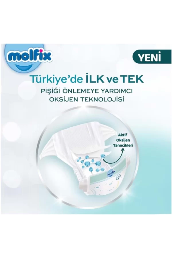 Nessiworld  Molfix Premium Bebek Bezi Fırsat Paketi 3 Beden 4-9 Kg 60 Adet