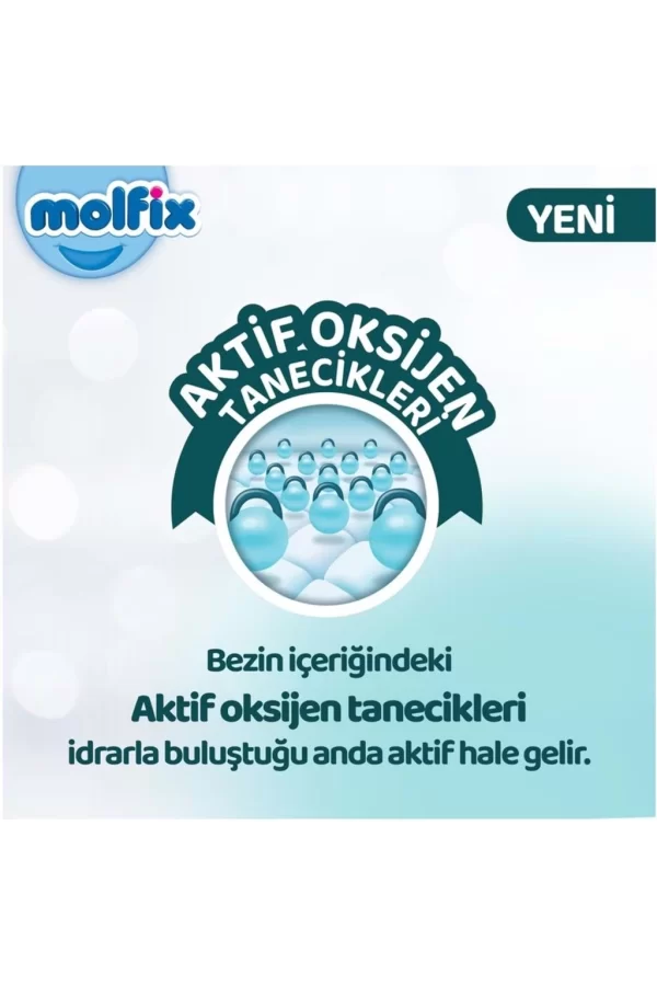 Nessiworld  Molfix Premium Bebek Bezi Fırsat Paketi 3 Beden 4-9 Kg 60 Adet
