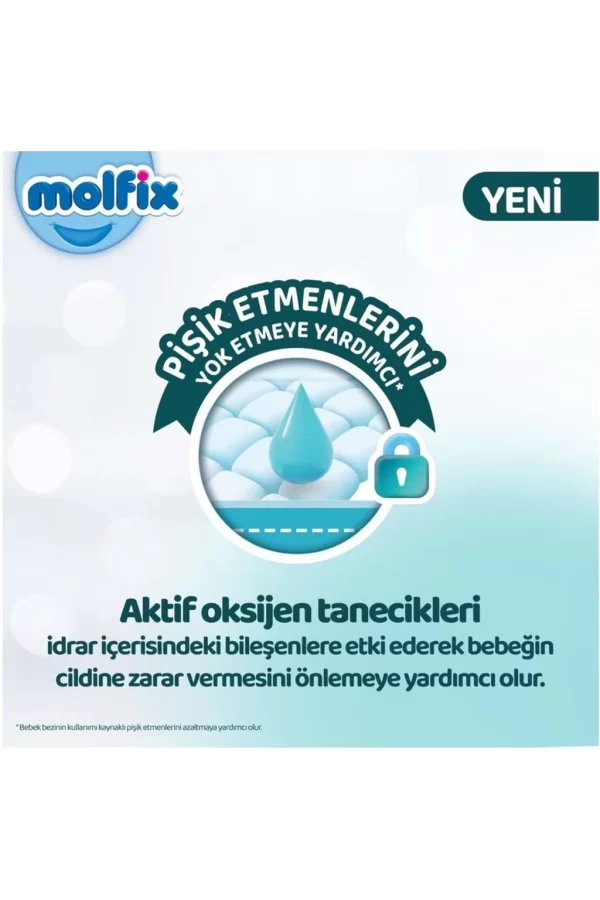 Nessiworld  Molfix Premium Bebek Bezi Fırsat Paketi 3 Beden 4-9 Kg 60 Adet